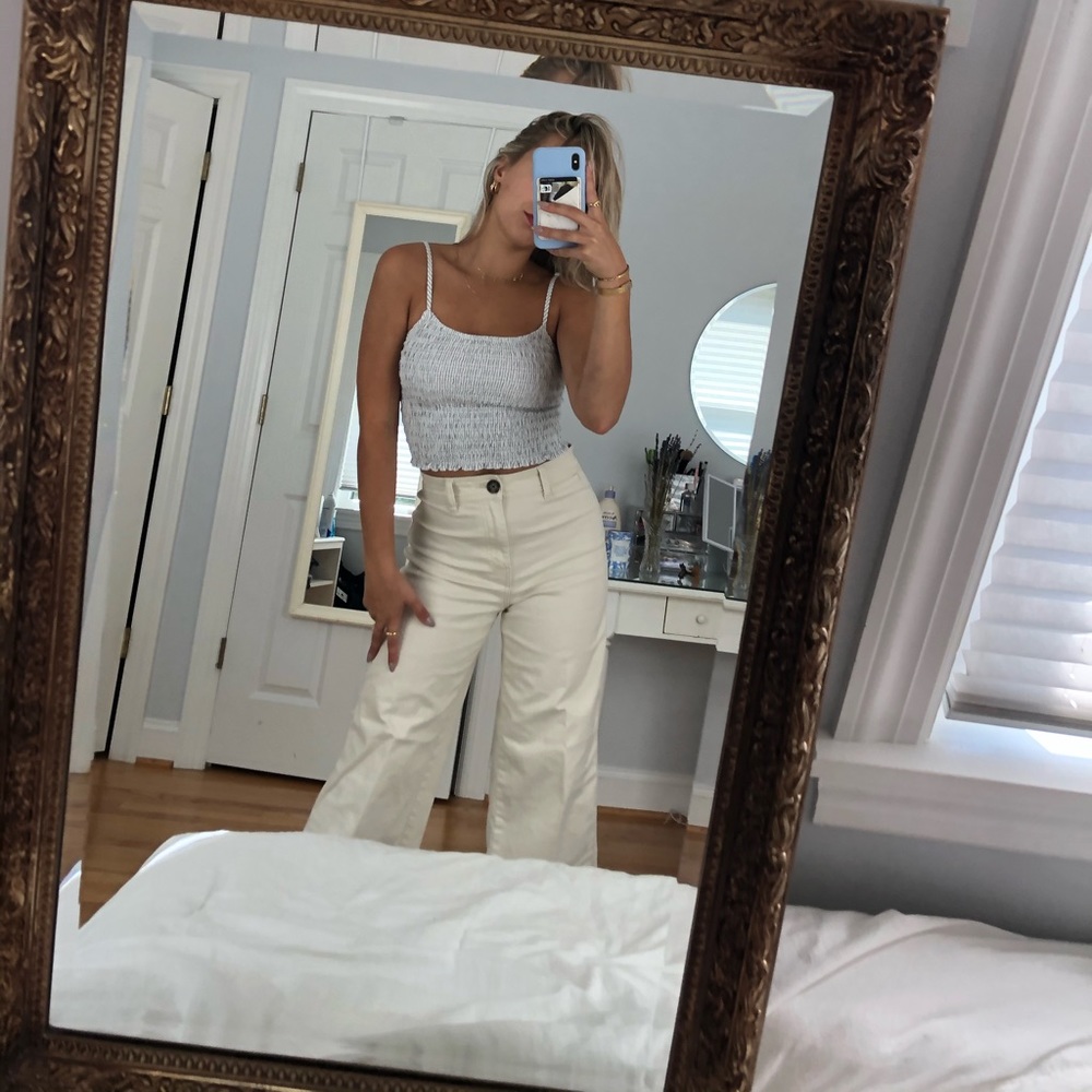 Brandy Melville Stripped Crop Top